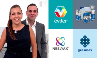 Nbelyax: Nanobiomolécula de la empresa Gresmex en productos Éviter creados por Gabriela y Sergio León Gutiérrez